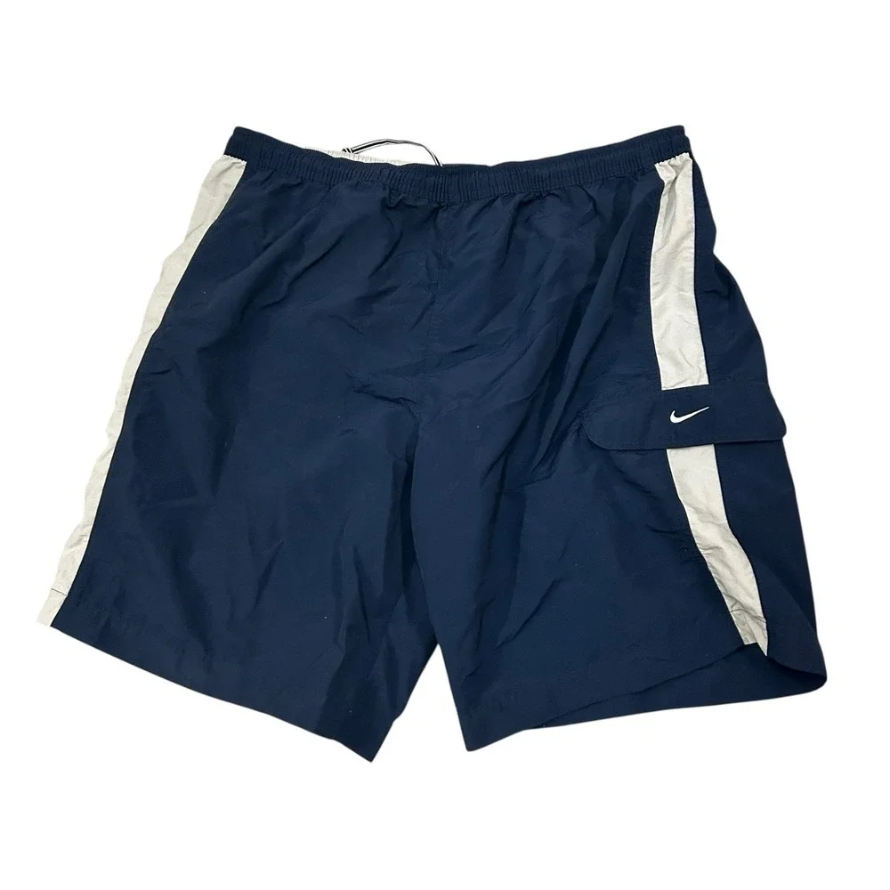 Vintage‎ Nike Swim Trunks Men's XL Navy Blue 1990s 11